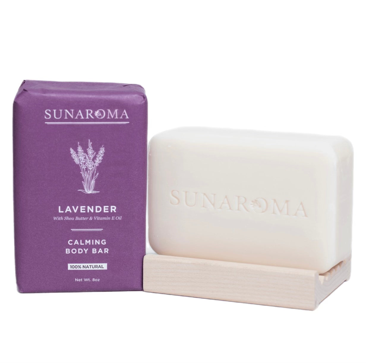 Sunaroma Lavender, Calming Body Bar